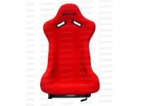 Seibon Universal Carbon Kevlar Bucket Racing Seat - Red