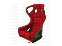 Seibon Universal Carbon Kevlar Bucket Racing Seat Type-Fc - Red