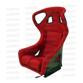 Seibon Universal Carbon Kevlar Bucket Racing Seat Type-Fc - Red