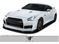 Aero Function 09-14 Nissan GTR Carbon Fiber Front Bumper AF-1 Style