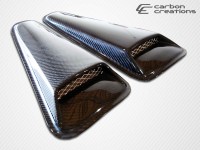 Carbon Creations 05-09 Ford Mustang Carbon Fiber Scoop Racer Style