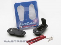 AeroCatch Universal Plus Flush Hoodpins (with keyed lock)
