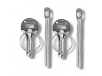 Sparco Universal Hoodpins - Silver