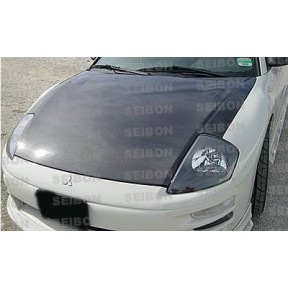 Seibon 00-05 Mitsubishi Eclipse (D53A) Carbon Fiber Hood OEM Style